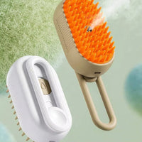 3-In-1 Pet Cat Steamy Brush Massage Spray Steam Mist Spray Dog Grooming Steam Pet Brush image 2