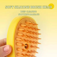 3 in 1 self-cleaning Massage Combs Effective cat steamy brush Pet dog steam brush image 3