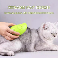 3 in 1 self-cleaning Massage Combs Effective cat steamy brush Pet dog steam brush image 5