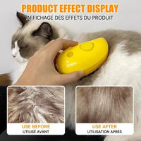 Cat Steamy Brush 3 in 1 Grooming Steam Brush Electric Sprayer for Massage Pet Dog Grooming Shedding Hair Cleaning Massage Combs image 4